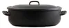 Ovale Gusseisenpfanne mit Deckel 33 x 25 cm Produktbild-Vorschau 28