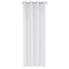 EUROFIRANY | Rideau - 140 x 250 cm - rideau blanc - Lisse Voir les images du produit 1