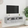 The Living Store TV-Wandschrank Betongrau 100x30x30 cm Produktbild-Vorschau 4