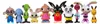 Lapin BING SULA FLOP COCO Grand ensemble de 10 figurines Voir les images du produit 4