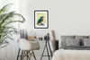 MuchoWow® Gerahmtes Poster Eisvogel - Zweig - Vogel 30x40 Produktbild-Vorschau 7
