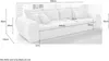Big Sofa XXL 306 cm Federkern Lounge Couch mit Bezug aus Produktbild-Vorschau 10
