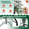 180cm Künstlicher Weihnachtsbaum mit Beleuchtung & Schnee, Produktbild-Vorschau 4