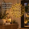 LED Kugel 20cm Schwarz - Leuchtkugel mit 100 LEDs für innen Produktbild-Vorschau 5