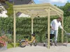 UNIPORT Holzunterstand Kaminholzregal Terrassenüberdachung Produktbild-Vorschau 1