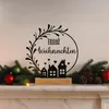 UNUS Deko Aufsteller "Frohe Weihnachten" mit Blumenbogen Produktbild-Vorschau 3
