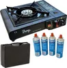 JUNG Camping Gaskocher inkl. 4 x 220 g Butangas Kartuschen Produktbild-Vorschau 1