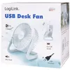 LogiLink USB Schreibtischventilator 6' weiß Produktbild-Vorschau 8