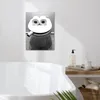 MuchoWow® - Leinwandbilder - WC - Toilettensitz - Lustig - Produktbild-Vorschau 2