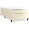 Bettgestell Creme 80x200 cm Kunstleder Produktbild-Vorschau 1
