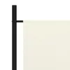 A close-up view of a cream-colored room divider attached to a black pole. Anteprima dell’immagine prodotto