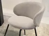 Esszimmerstuhl FLORIA - graubeige/schwarz Produktbild-Vorschau 3