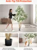 VEVOR Olivier artificiel, 1,8 m, avec pot noir, arbre Voir les images du produit 5