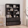 BEALIFE Scaffalatura 120x34x180 cm con 4 cassetti | MDF con Anteprima dell’immagine prodotto 6