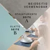 Platzset 6er Set Kunstleder abwaschbar, Wendbares Tischset Produktbild-Vorschau 4