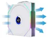 Lian Li Uni Fan TL120 LCD Wireless, Ventilator, 12 cm, Weiß Produktbild-Vorschau 6