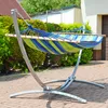 Hängematte Schaukel mit Holzstange 220x160 doppelt Garten Produktbild-Vorschau 2