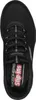 Top-down view of a black Skechers sneaker. Voir les images du produit