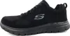 A black Skechers sneaker shown from the side. Anteprima dell’immagine prodotto