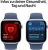 Apple Watch Series 10 GPS 42mm Argento Smartwatch Denim M/L Anteprima dell’immagine prodotto 6