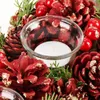 COM-FOUR® Adventskrans, langwerpig, kaarsenhouder voor Productafbeelding-voorbeeld 7
