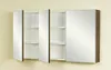 Quentis Spiegelschrank Breite 120 cm, 3 Türen, Holzdekor Produktbild-Vorschau 2