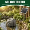 Solar Springbrunnen für Garten mit Akku Option, 10 Düsen Produktbild-Vorschau 5