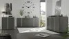 Sideboard "Bailey" grau matt und Matera grau Wohn- und Produktbild-Vorschau 8