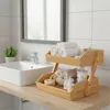 Relaxdays Obst Etagere Bambus, 2 Etagen, HBT 26,5x30x25 cm, Produktbild-Vorschau 5