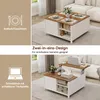 Table basse Puluomis avec mécanisme de levage, table à Voir les images du produit 5