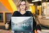 MuchoWow® Laptop Aufkleber Sticker Cover Winter - Wasser - Produktbild-Vorschau 5