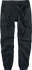 A pair of black cargo pants is shown against a white background. Produktbild-Vorschau