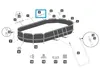 Bestway® Ersatzteil Horizontale Stange D (braun) für Produktbild-Vorschau 2