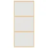 vidaXL Schiebetür Golden 90x205 cm Matt ESG-Glas und Produktbild-Vorschau 3