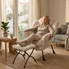Clinvia Relaxsessel mit Hocker, Sessel mit Armlehnen, Produktbild-Vorschau 5