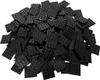 A pile of black LEGO baseplates. Produktbild-Vorschau