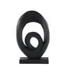 Light & Living - Ornament RANDA - 30x9x46cm - Schwarz Produktbild-Vorschau 1