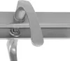 A close-up shot of a silver door handle and lock mechanism. Produktbild-Vorschau