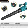 Akumulátorový fukár na lístie Drillpro 20 V, bezkartáčový Náhľad obrázku produktu 5