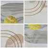 Bild auf Leinwand - Leinwandbild - 5 Teile - Modern Gold Produktbild-Vorschau 8