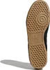 The bottom view of a black Adidas shoe with a brown sole. Náhled obrázku produktu