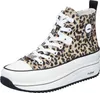 A high-top sneaker with a leopard print pattern. Produktbild-Vorschau