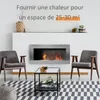 HOMCOM Cheminée bioéthanol Murale encastrable brûleur 2 x Voir les images du produit 3