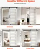 Porta scorrevole SucceBuy in stile fienile con kit di Anteprima dell’immagine prodotto 6