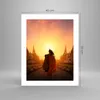 Poster - Poster ohne Rahmen - Tempel Mönch - 40x50 cm - Produktbild-Vorschau 4
