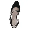 Caprice Damen Slingpumps Leder Pumps Blockabsatz Riemchen Produktbild-Vorschau 6