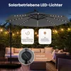 Ombrellone COSTWAY da 350 cm con base, luci a LED e Anteprima dell’immagine prodotto 3