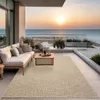 Venkovní koberec Terasa Balkon Vnitřní robustní koberec Náhled obrázku produktu 7