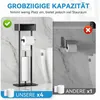 Porte-rouleaux de papier toilette autoportant en acier Voir les images du produit 5