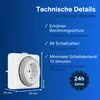REV Horloge programmable compacte mécanique blanc Voir les images du produit 10